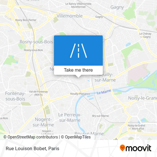 Rue Louison Bobet map