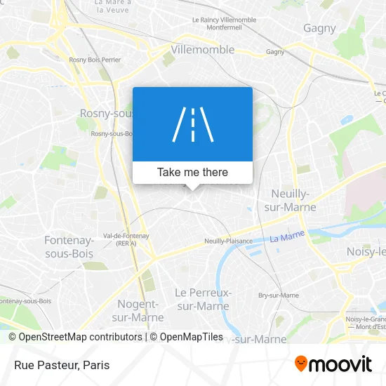 Rue Pasteur map