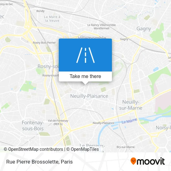 Rue Pierre Brossolette map