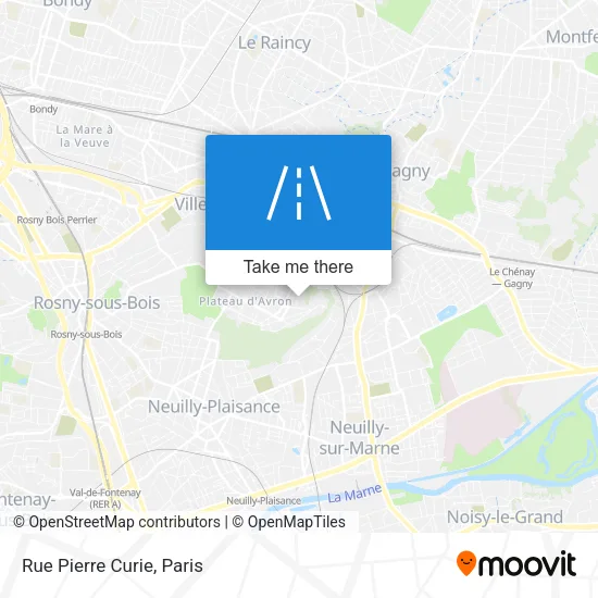 Rue Pierre Curie map