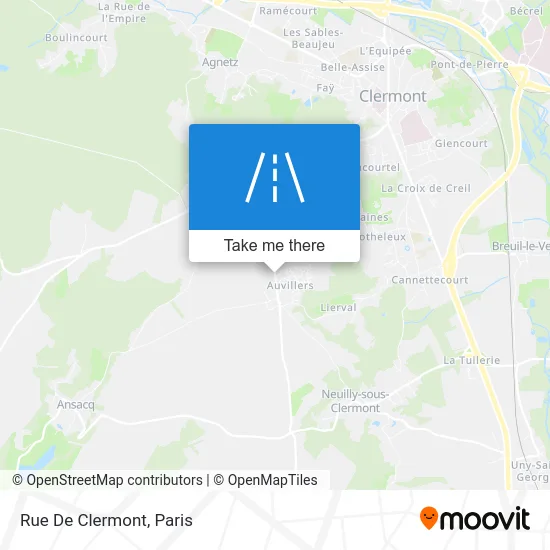 Rue De Clermont map