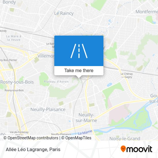 Allée Léo Lagrange map