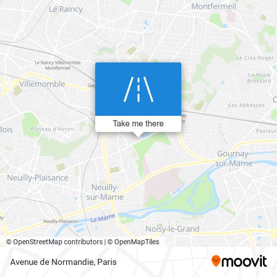 Avenue de Normandie map
