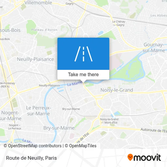Route de Neuilly map