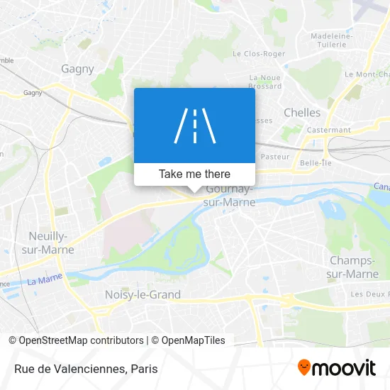 Rue de Valenciennes map