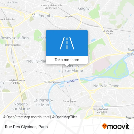 Rue Des Glycines map