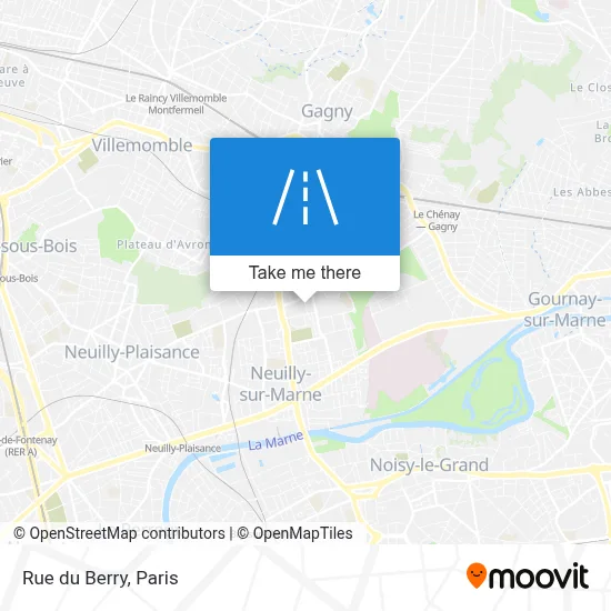 Rue du Berry map