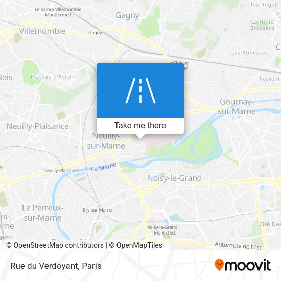 Rue du Verdoyant map
