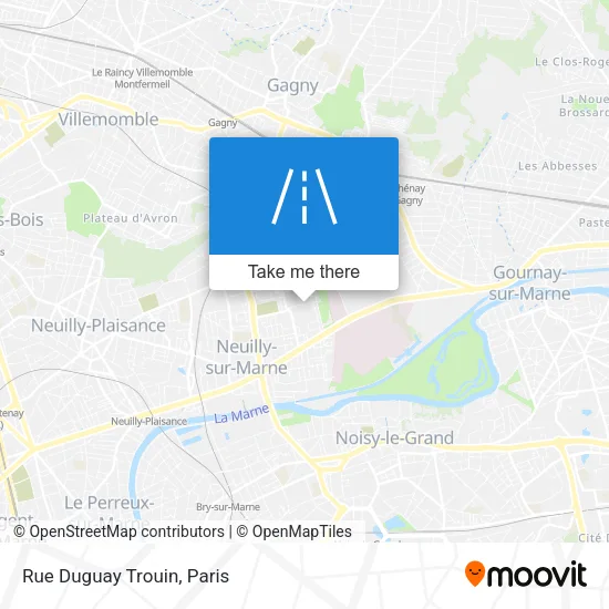 Rue Duguay Trouin map