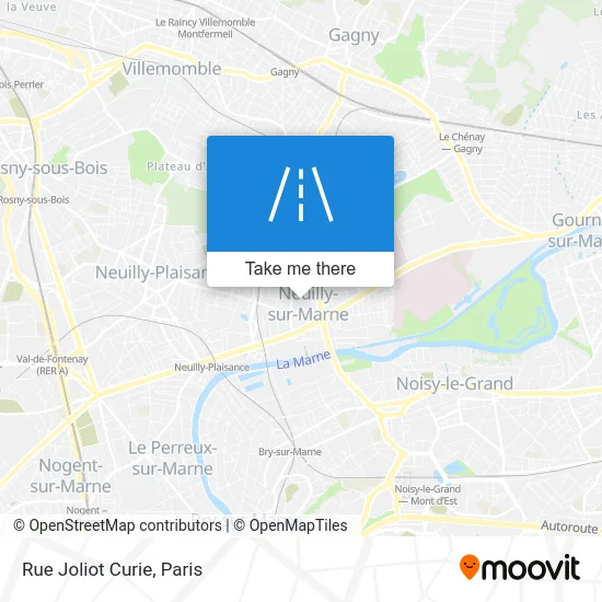 Rue Joliot Curie map