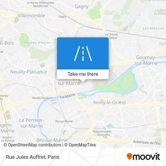 Rue Jules Auffret map