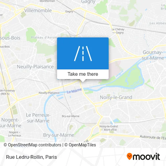 Rue Ledru-Rollin map