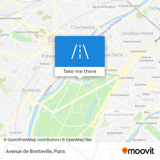 Mapa Avenue de Bretteville