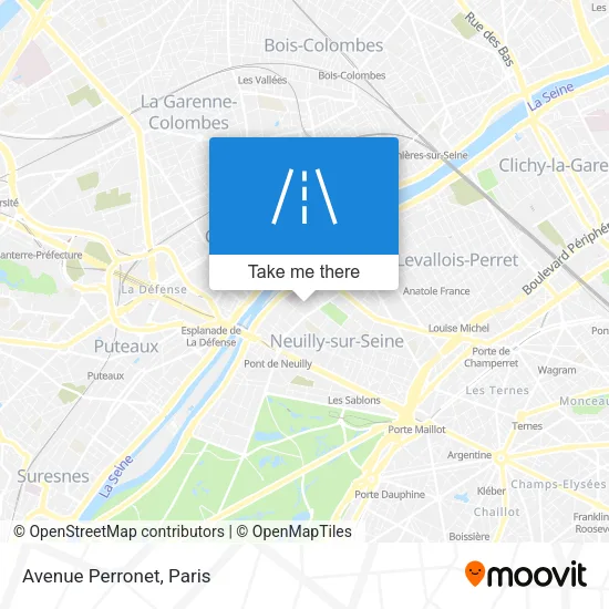 Avenue Perronet map