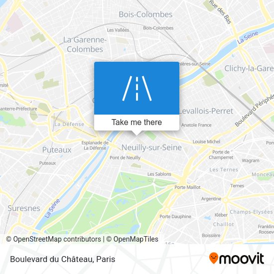 Boulevard du Château map