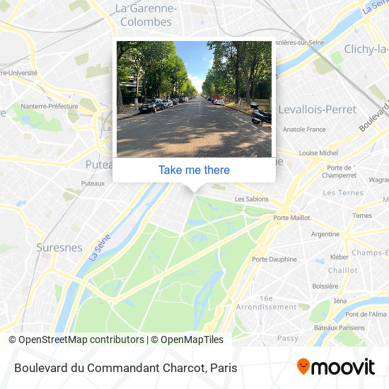 Mapa Boulevard du Commandant Charcot