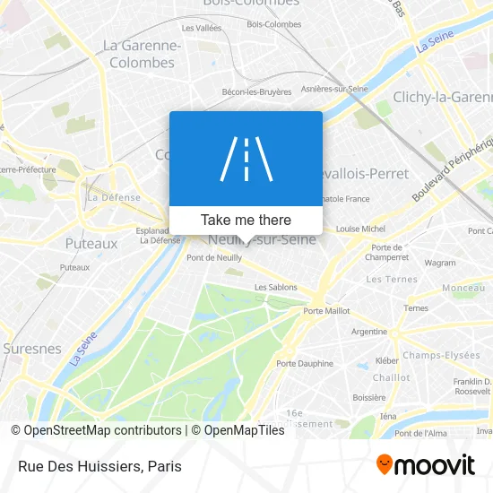 Rue Des Huissiers map