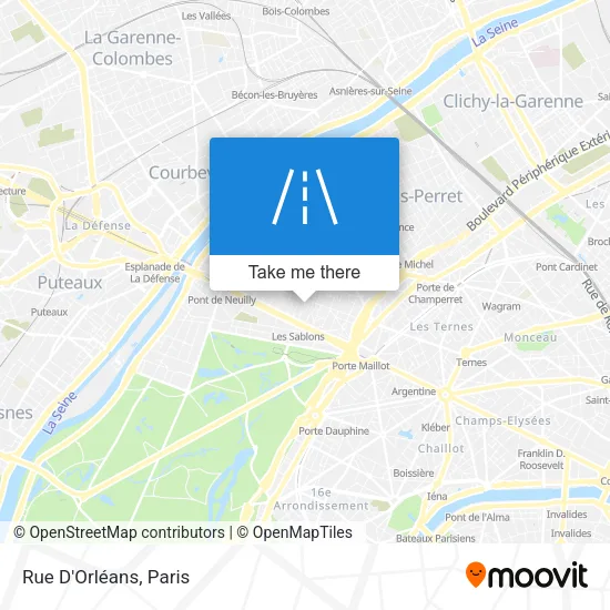 Rue D'Orléans map