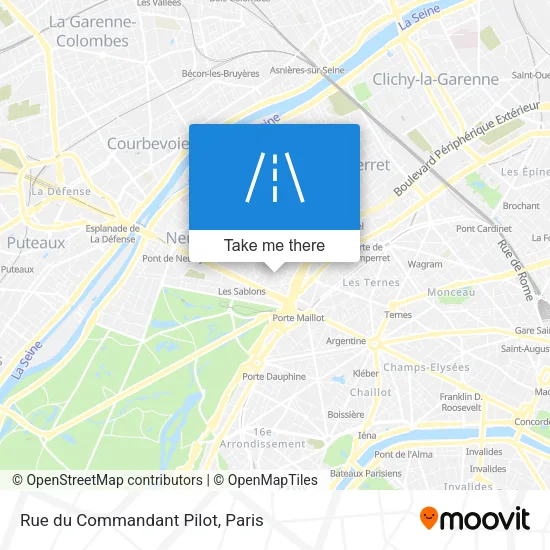 Rue du Commandant Pilot map