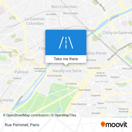 Rue Perronet map