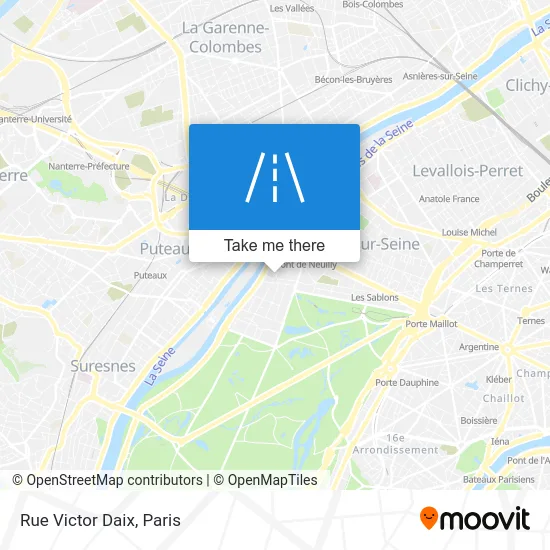 Rue Victor Daix map