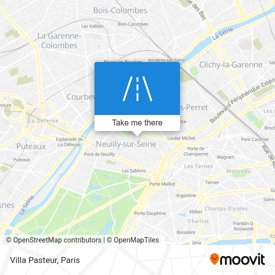 Villa Pasteur map
