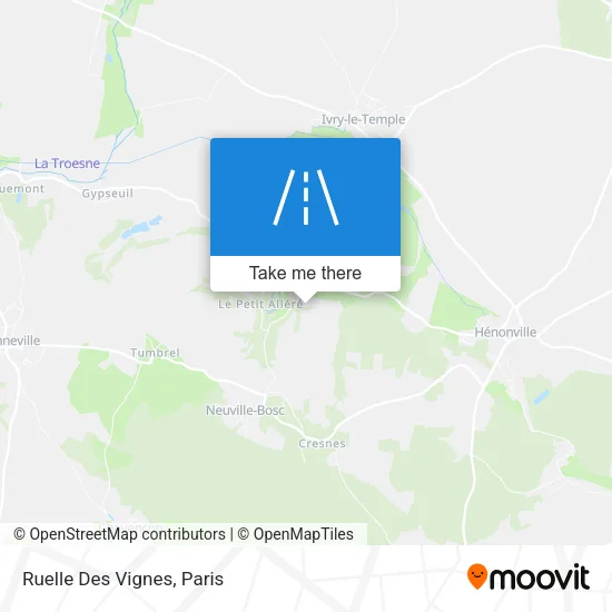 Ruelle Des Vignes map