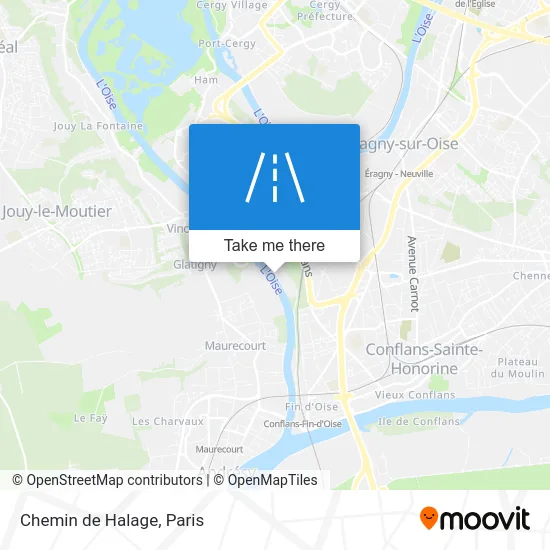 Chemin de Halage map