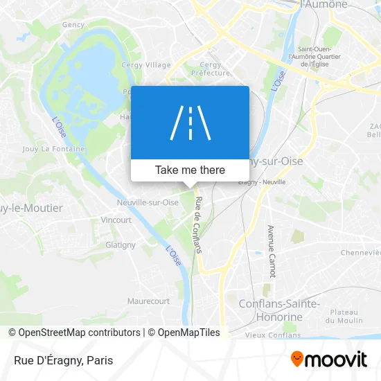 Rue D'Éragny map