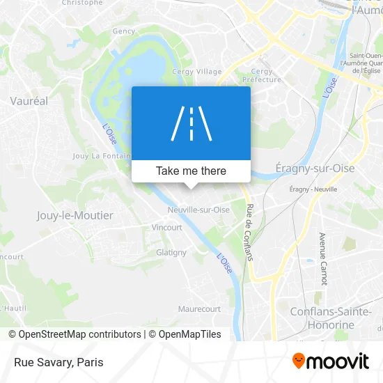 Rue Savary map