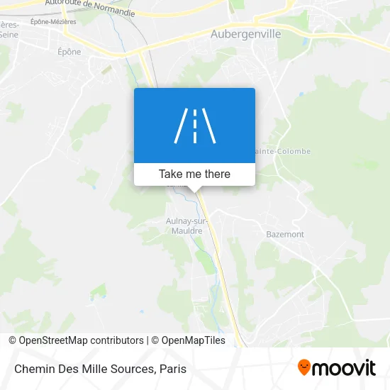 Chemin Des Mille Sources map