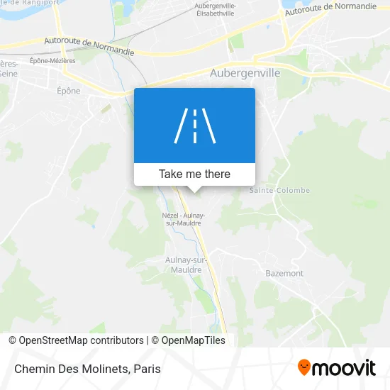 Chemin Des Molinets map