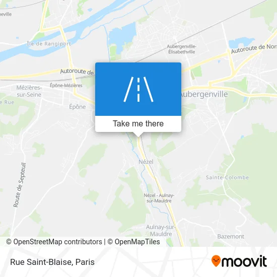 Rue Saint-Blaise map