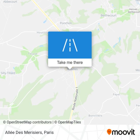 Allée Des Merisiers map