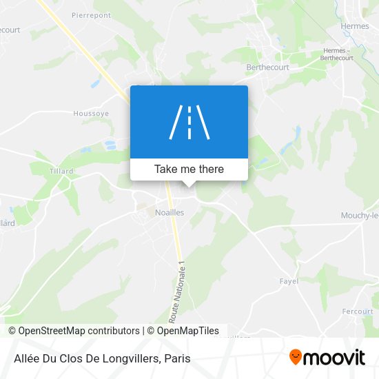 Allée Du Clos De Longvillers map