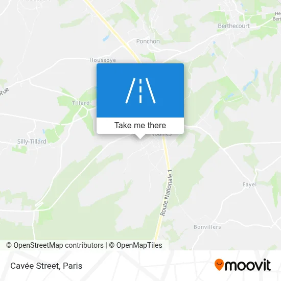 Rue De La Cavée map