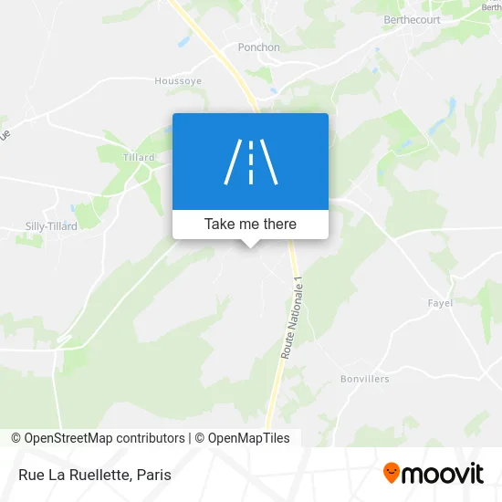 Rue La Ruellette map