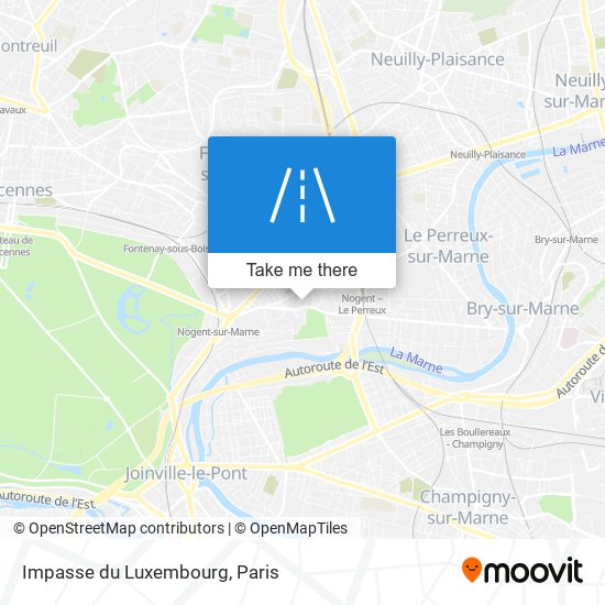 Mapa Impasse du Luxembourg
