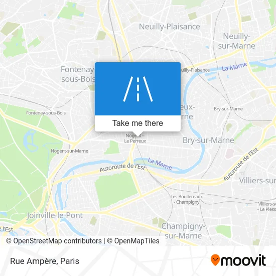 Rue Ampère map