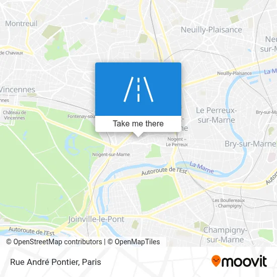 Rue André Pontier map