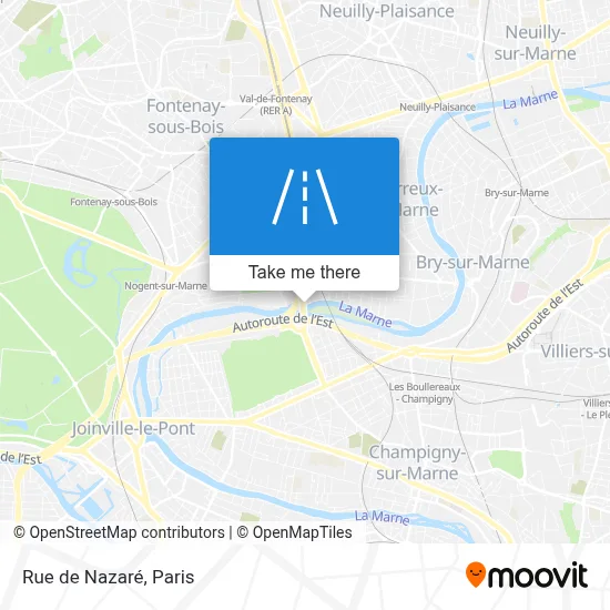 Rue de Nazaré map