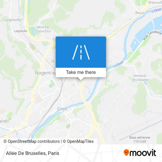 Allée De Bruxelles map