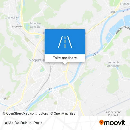 Allée De Dublin map
