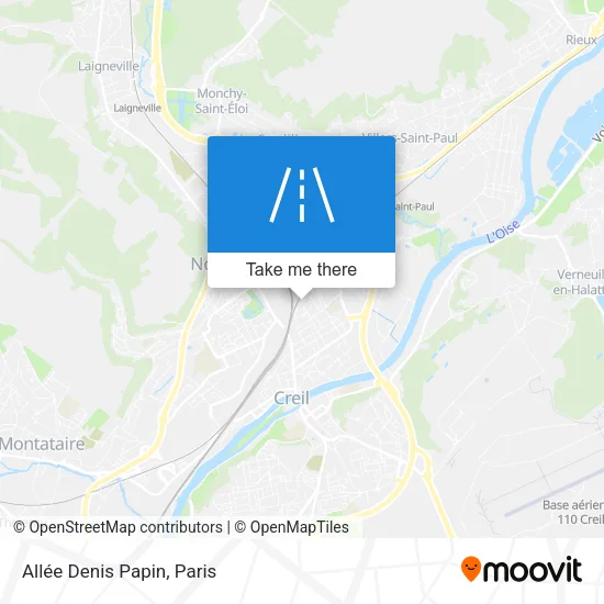 Allée Denis Papin map