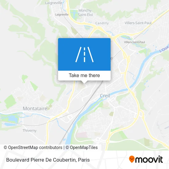 Boulevard Pierre De Coubertin map