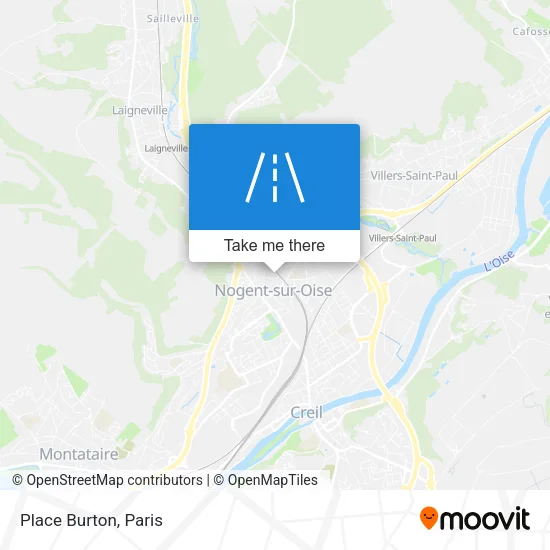 Place Burton map