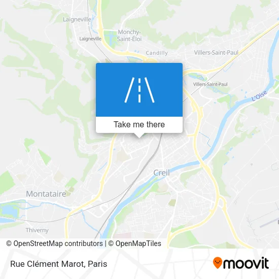 Rue Clément Marot map