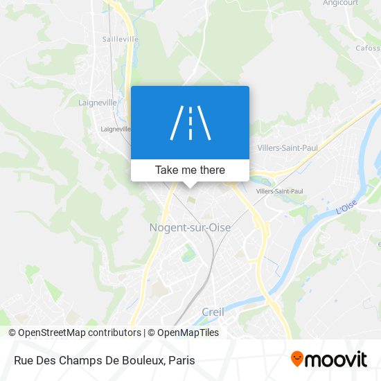 Rue Des Champs De Bouleux map