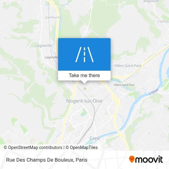 Rue Des Champs De Bouleux map