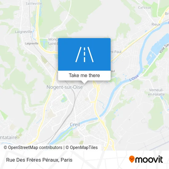 Rue Des Frères Péraux map